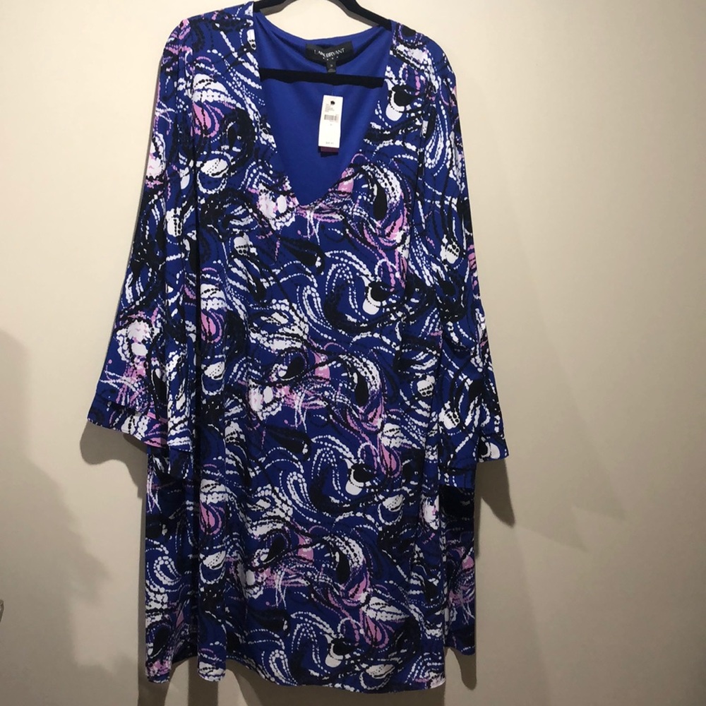 Bell-Sleeve Dress